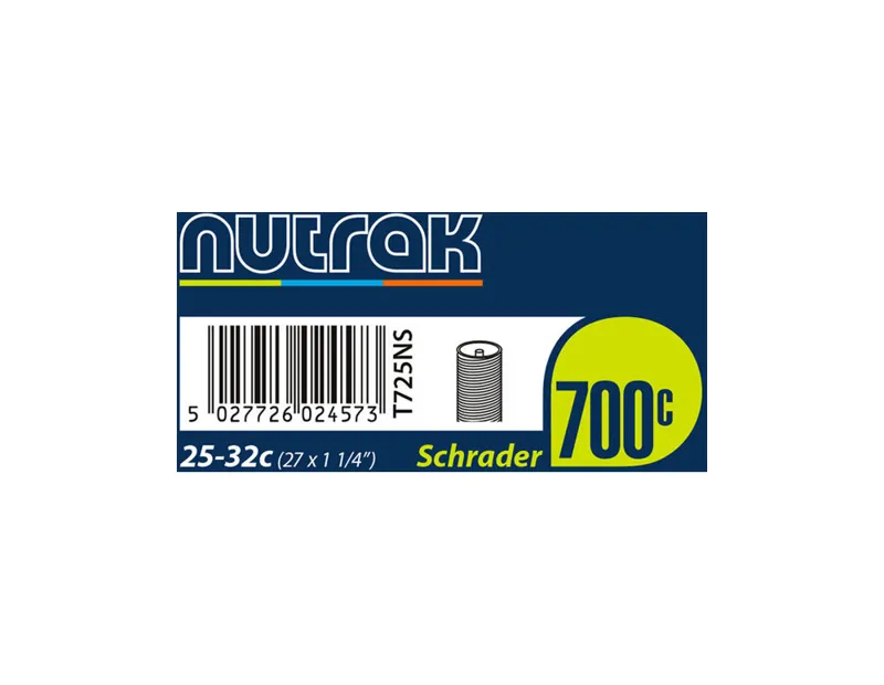 Nutrak inner tube 700 X 25-32C Schrader